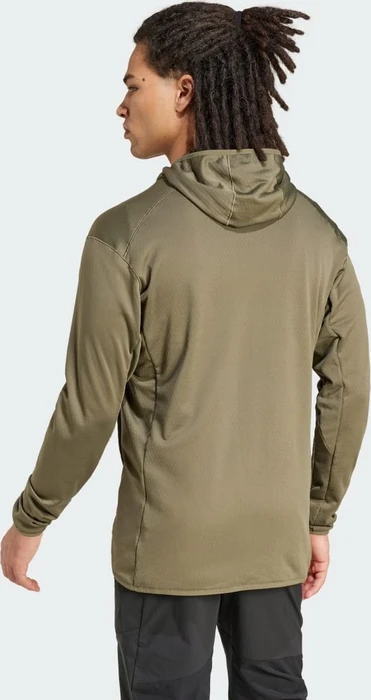 adidas Terrex Xperior LIGHT HoodED Fleece Jacke olive strata (Herren)