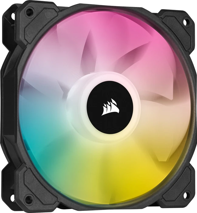 Corsair SP Series iCUE SP120 RGB Elite Triple Fan Kit, schwarz, LED-Steuerung, 120mm, 3er-Pack