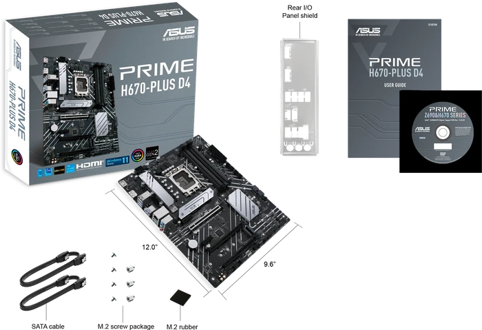 ASUS Prime H670-Plus D4 (Intel 1700)