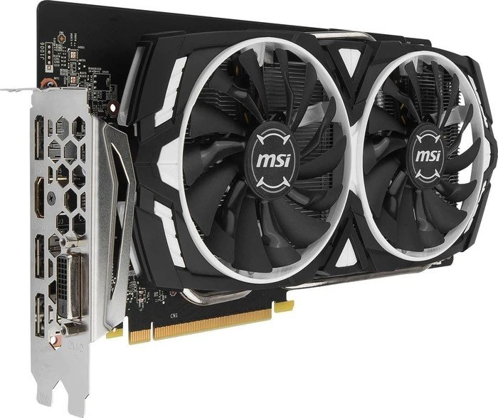 MSI GeForce GTX 1060 Armor 6G OC, 6GB GDDR5, DVI, HDMI, 3x DP