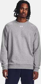 Under Armour Rival Fleece Crew Sweatshirt castlerock light heather/white (Herren)