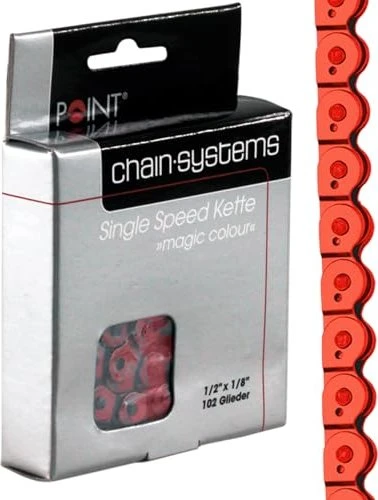 Point Magic Colour 1-fach 102 Glieder Kette rot