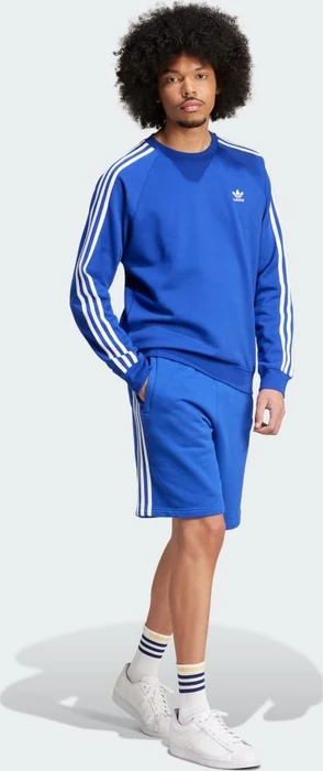 adidas Adicolor 3-Streifen Trainingshose kurz semi lucid blue (Herren)
