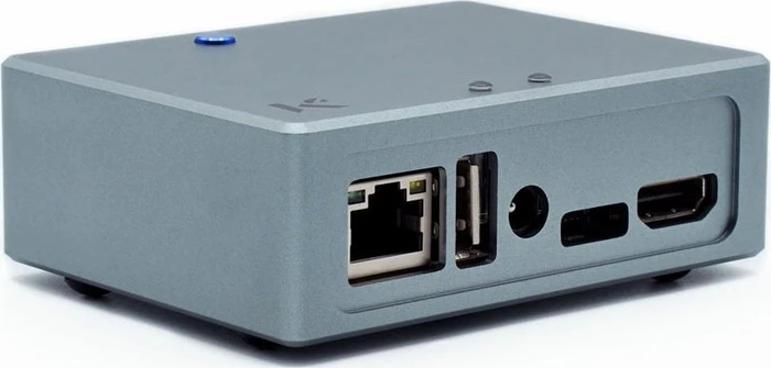 KKSB Aluminiumgehäuse für Odroid XU4, grau/schwarz