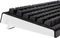 Ducky Tinker 75, schwarz/weiß, MX RGB RED, USB, DE Vorschaubild