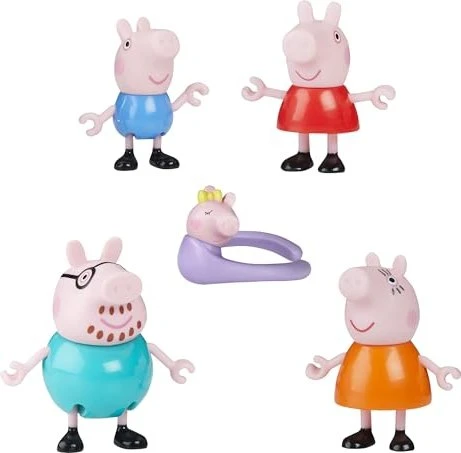 Hasbro Peppa Wutz - Peppas fünfköpfige Familie