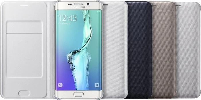Samsung Flip Wallet für Galaxy S6 Edge+ silber