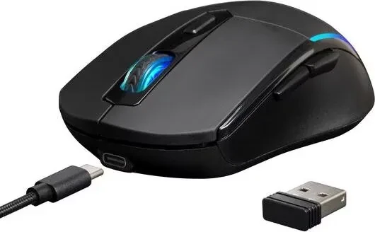 Gamdias Hades M2 RGB Wired & Wireless Gaming Mouse, USB