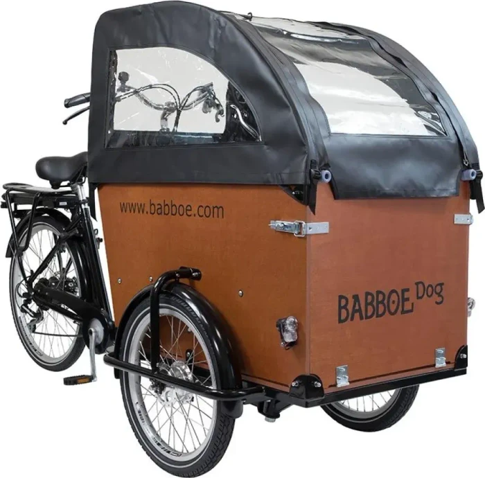 Babboe Dog Regenschutz schwarz