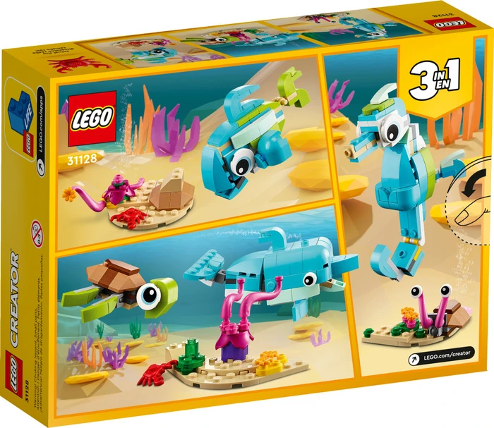 LEGO Creator 3in1 - Delfin und Schildkröte (31128) – Bild 6
