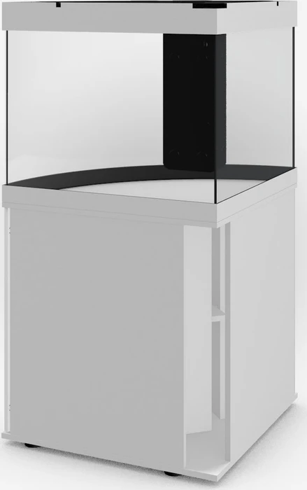 Juwel Trigon 190 LED Aquarium-Set mit Unterschrank, weiß/weiß, 190l