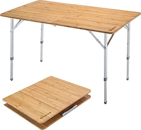 KingCamp Bamboo XL 120x70x70cm Campingtisch