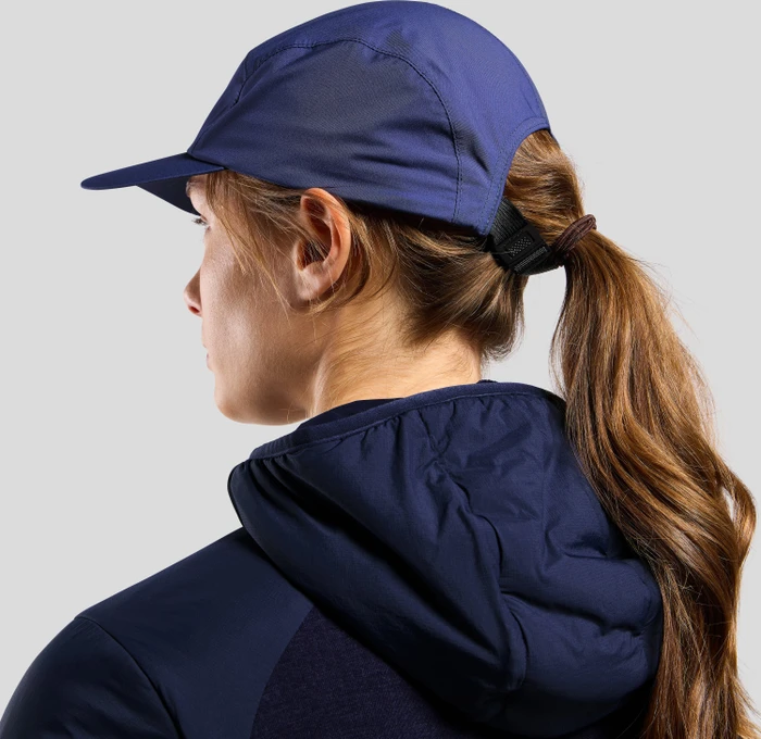 Odlo Wasserdichte Performance Lauf Kappe skipper blue