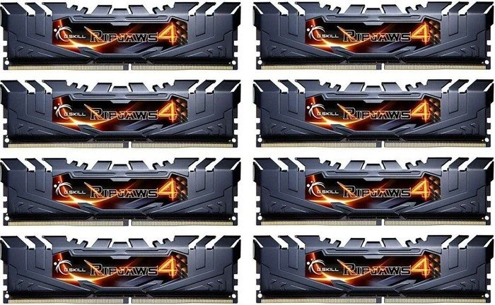 G.Skill RipJaws 4 schwarz + Turbulence III UDIMM 128GB Kit, DDR4-2800, CL15-15-15-35