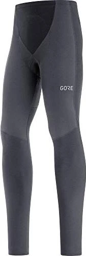 Gore Wear C3 Partial Gore-Tex Infinium Thermo Tights+ Fahrradhose lang black/neon yellow (Herren)