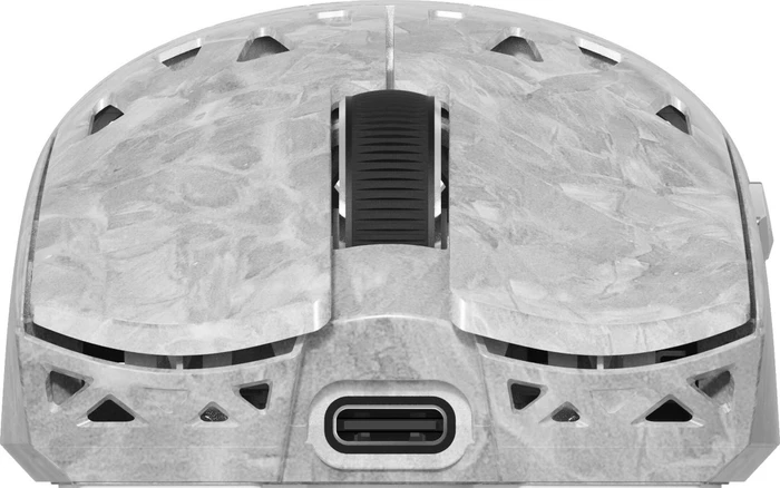ATK Blazing Sky Ghost Ultimate 8K Hollow Carbon Fiber Wireless, silber, USB/Bluetooth