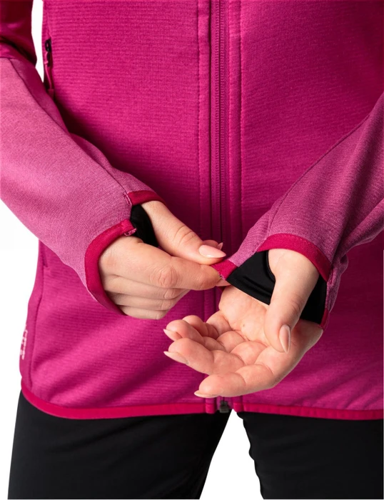 Vaude Monviso Fleece Hooded Funktionsjacke rich pink (Damen)