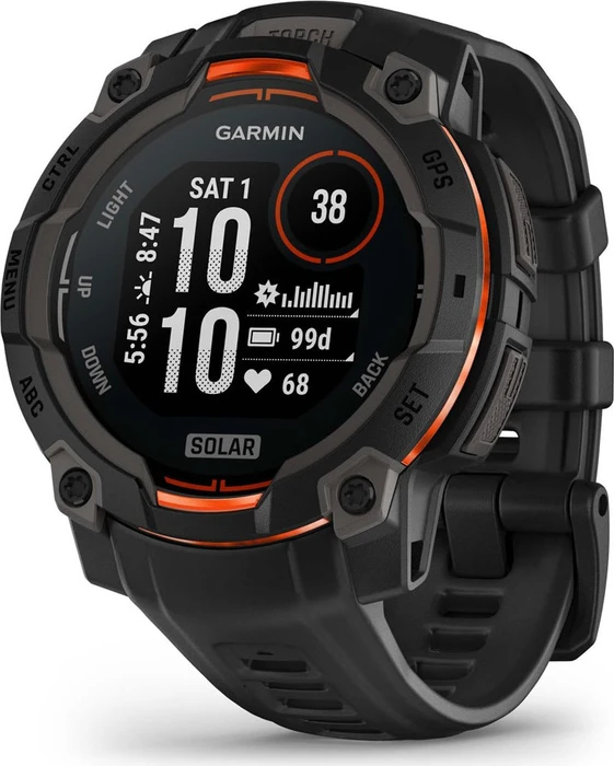 Garmin Instinct 3 Solar 45mm schwarz