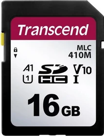 Transcend 410M R95/W20 16GB, UHS-I U1, A1, Class 10