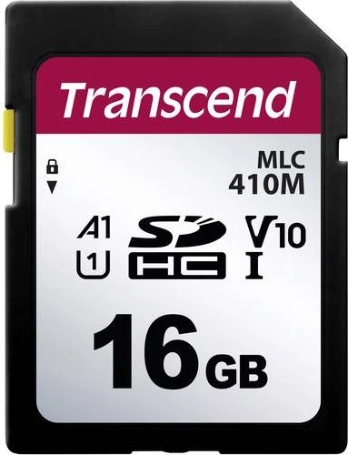 Transcend 410M R95/W20 16GB, UHS-I U1, A1, Class 10