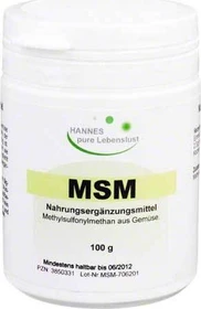 Hannes pure Lebenslust MSM Pulver, 100g