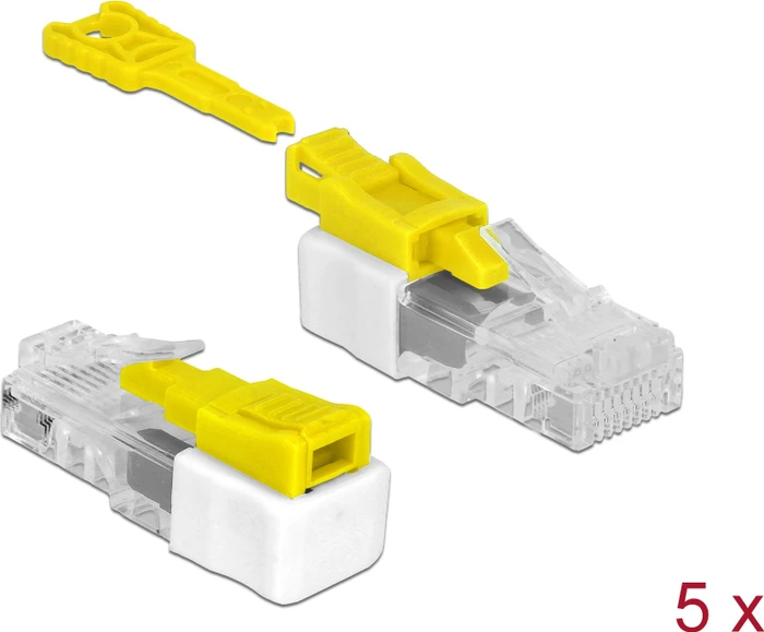 DeLOCK RJ-45 Portblocker, 5er-Pack