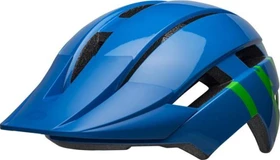 Bell Sidetrack II Kinderhelm strike gloss blue/green