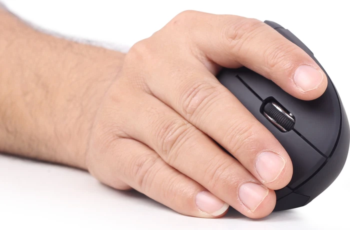 Gembird Ergonomic 6-Button Wireless Optical Mouse ERGO-01 schwarz, USB