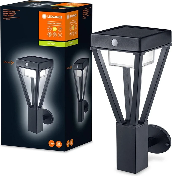 Osram Ledvance Endura Style Solar Bouquet Sensor 6W/830 Wandleuchte schwarz