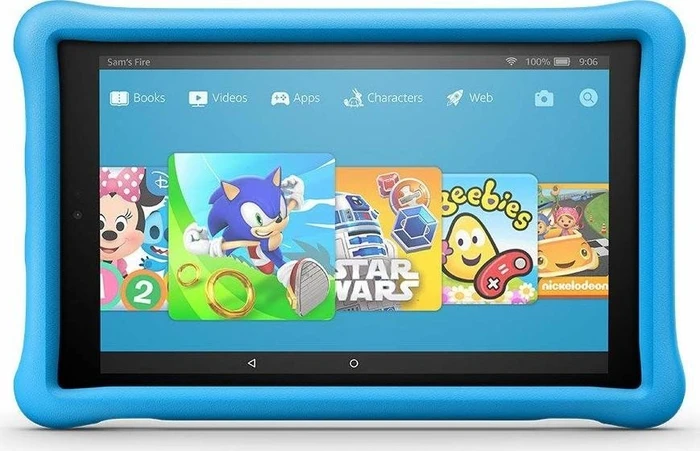 Amazon Fire HD 10 KFSUWI 2017, ohne Werbung, blau, 32GB, Kids Edition