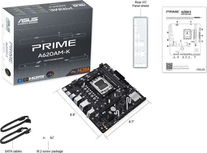 ASUS Prime A620AM-K (AMD AM5)