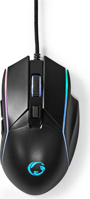 Nedis Gaming Mouse 7200dpi, schwarz, USB