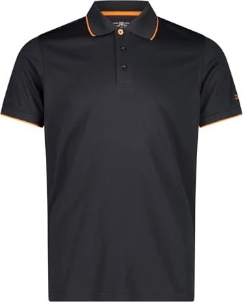CMP Einfarbiges Pique Poloshirt kurzarm antracite/flame (Herren)