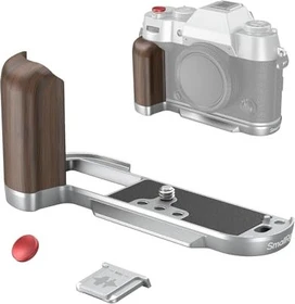 SmallRig L Bracket mit Holzgriff für FUJIFILM X-T50 silber