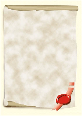 Sigel Motiv Urkundenrolle Kunstdruckpapier beige, A4, 185g/m², 12 Blatt