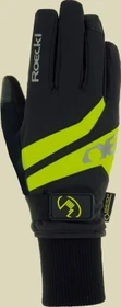 Roeckl Rocca GTX Fahrradhandschuhe schwarz/gelb