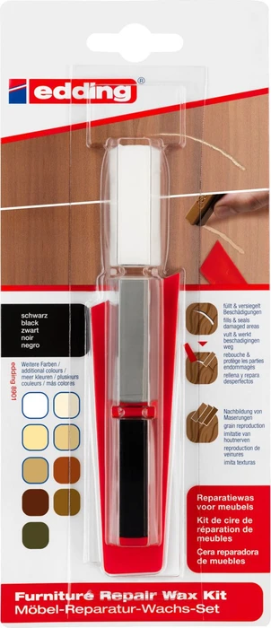 edding 8901 Wachs-Reparaturset schwarz, 3-tlg.
