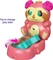 Mattel Polly Pocket - Drehspaß-Schatulle Faultier Vorschaubild