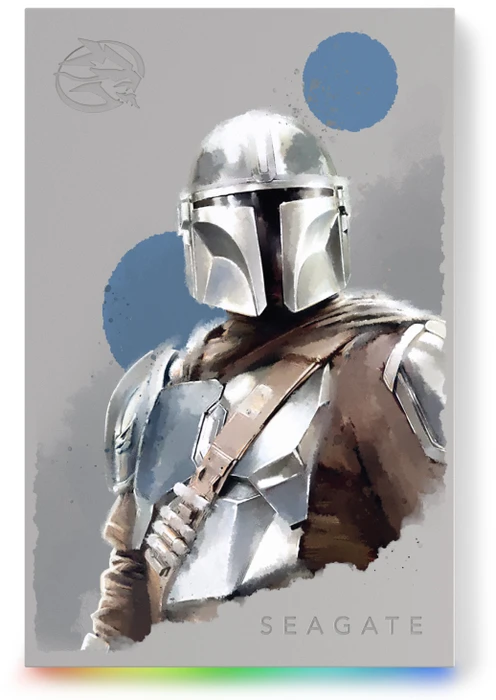 Seagate FireCuda Gaming HDD - The Mandalorian Special Edition, 2TB, +Rescue, USB 3.0 Micro-B