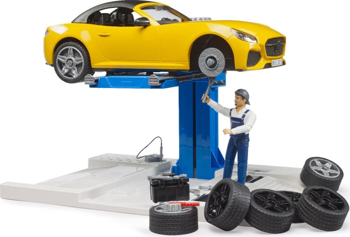 Bruder bworld PKW Service Center + Bruder Roadster