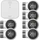 tado Starter Kit Smart Heizkörper-Thermostat X, 6x Thermostat, inkl. Bridge, Set