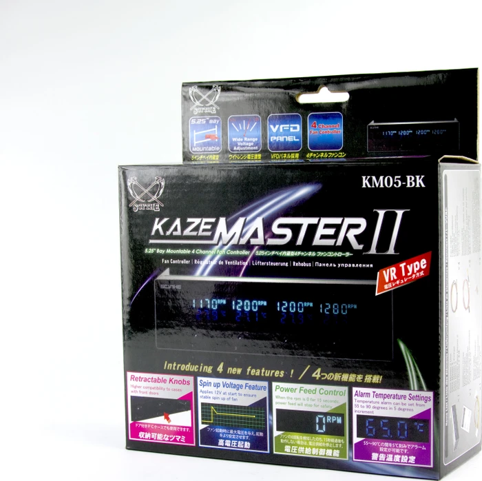 Scythe Kaze Master II schwarz, 5.25" Lüftersteuerung 4-Kanal