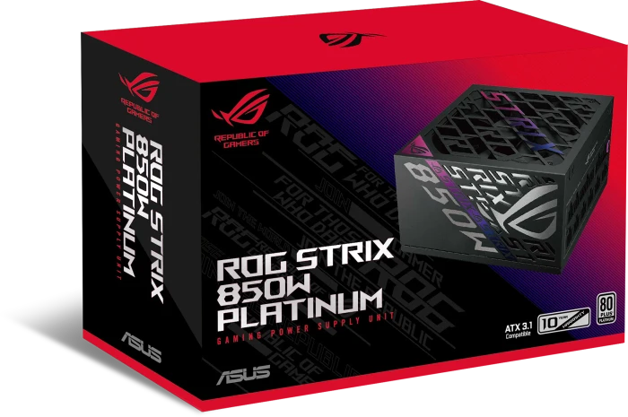 ASUS ROG STRIX 850P Platinum, ROG-STRIX-850P-GAMING, 850W, ATX 3.1