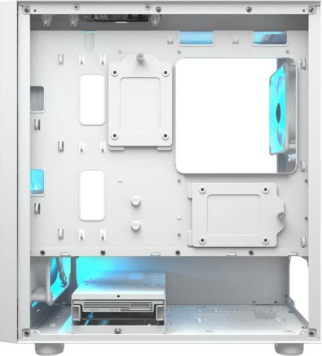 Cougar Uniface Mini RGB White, weiß, Glasfenster