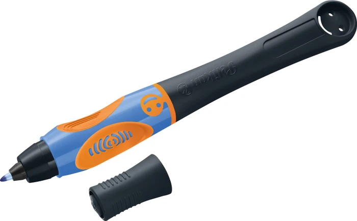 Pelikan griffix 3 Tintenroller (Patrone) neon black, Linkshänder, Blister