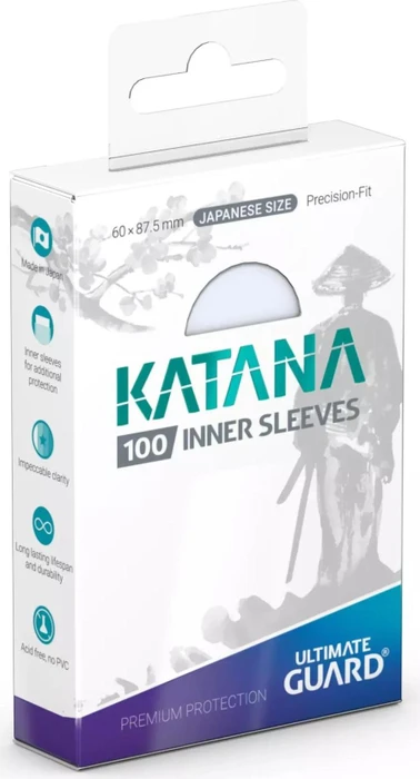 Ultimate Guard Katana Sleeves 100 Japanisch transparent