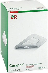 Lohmann & Rauscher Curapor Wundverband steril chirurgisch,  8 x 10cm,    50 Stück