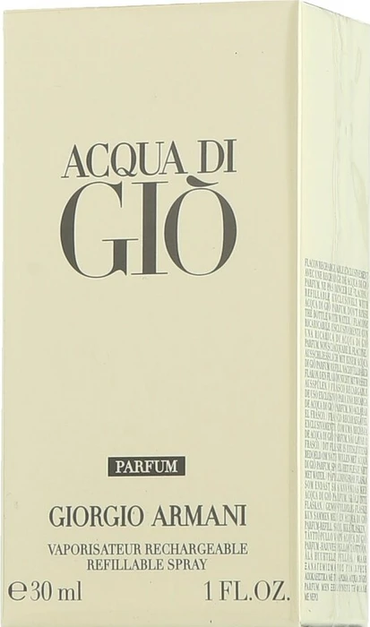Giorgio Armani Acqua di Gio Homme Parfum nachfüllbar, 30ml
