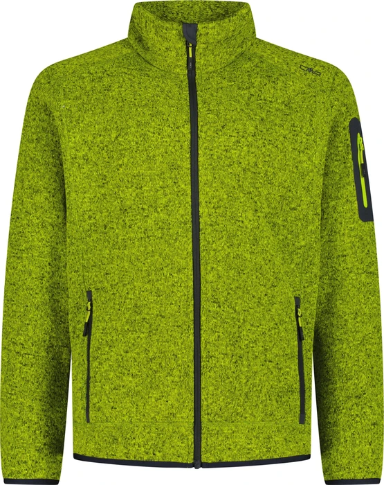 CMP Melange Knit Tech Heavy Fleece Jacke acido/antracite (Herren)