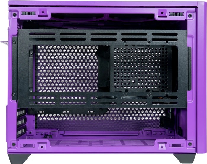 Cooler Master MasterBox NR200P Color Edition Nightshade Purple, Glasfenster, Mini-ITX
